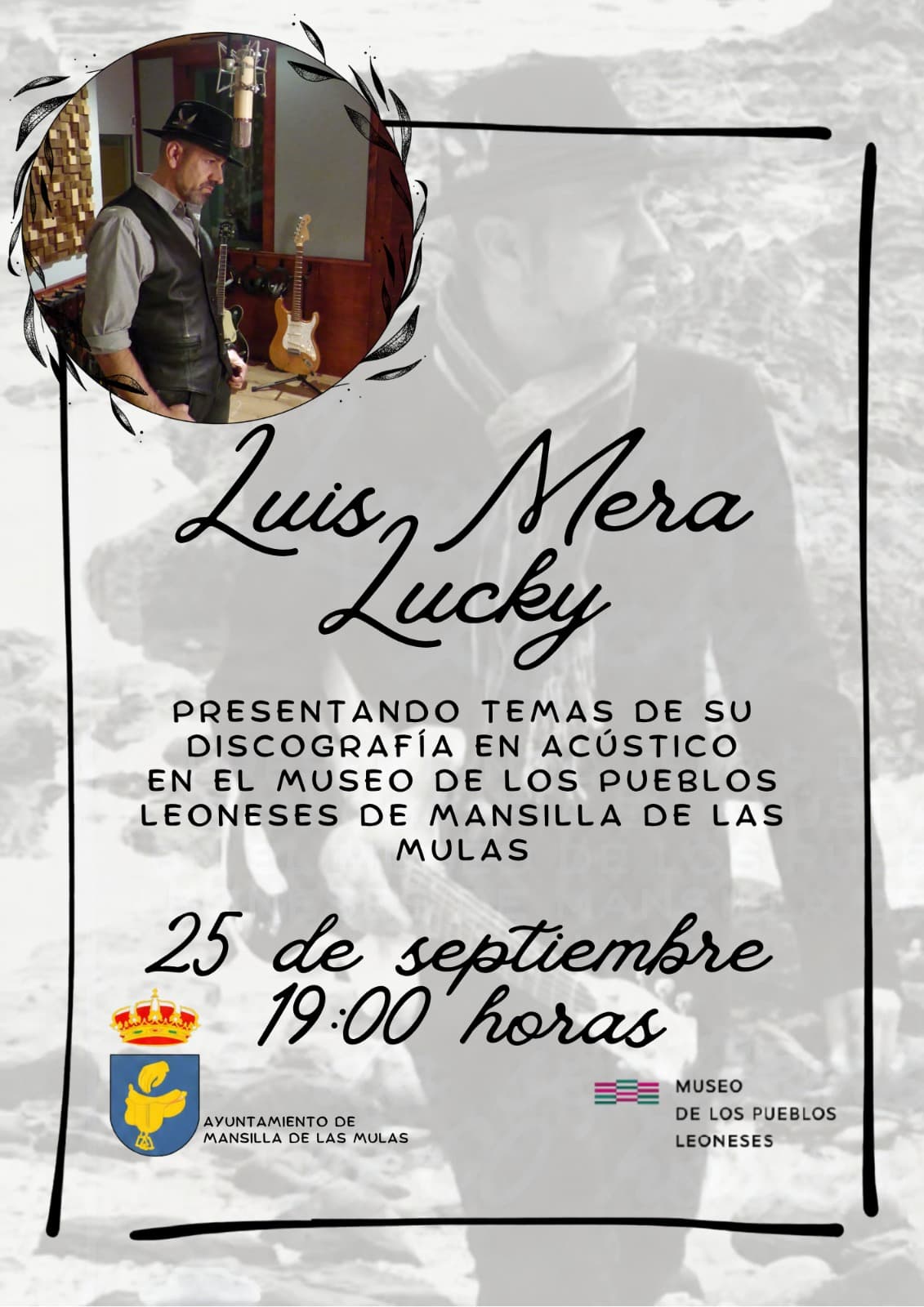 Luis Mera Lucky: en directo en el Museo de los Pueblos Leoneses