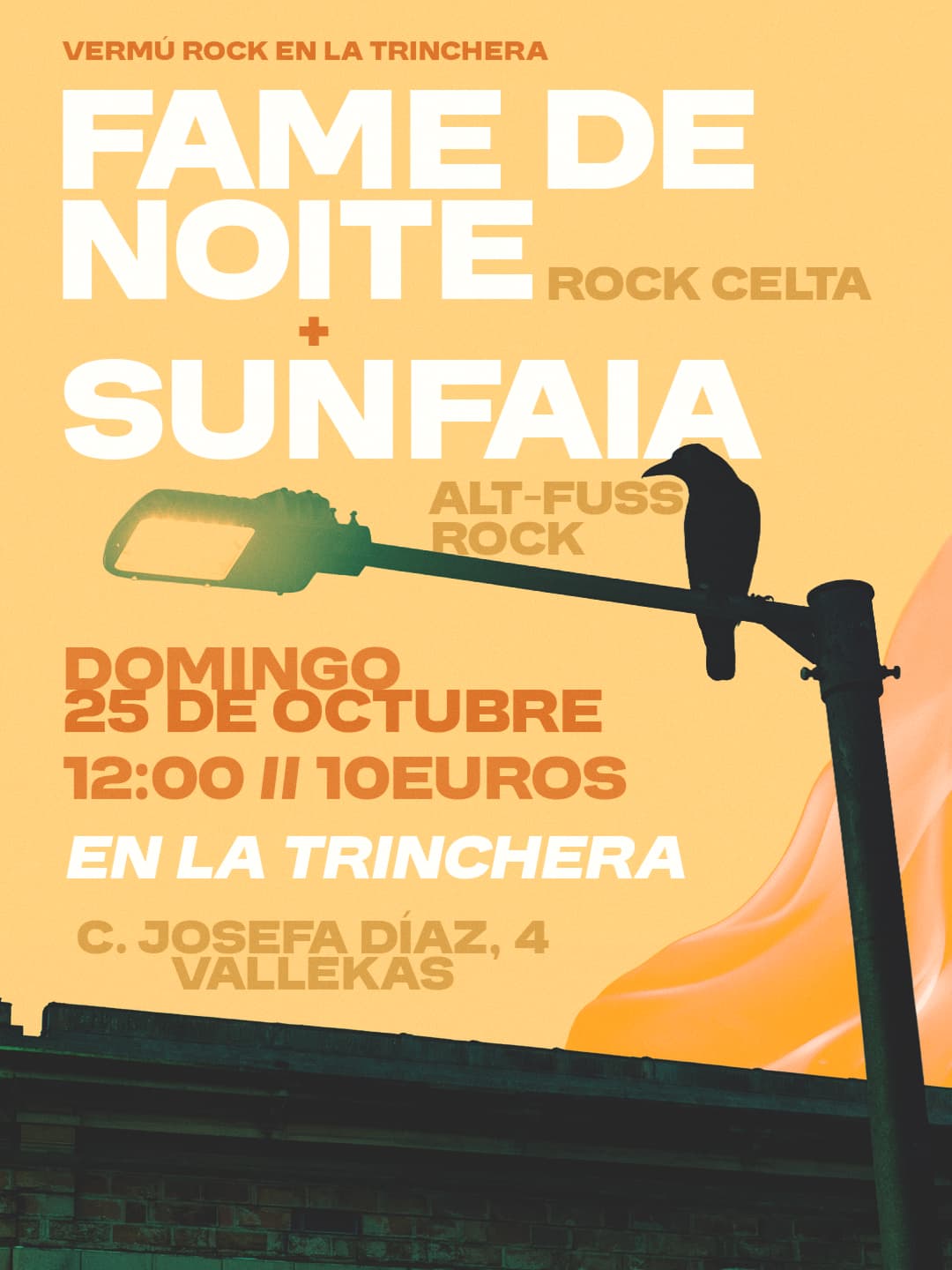 VERMÚ ROCK: SUNFAIA + FAME DE NOITE