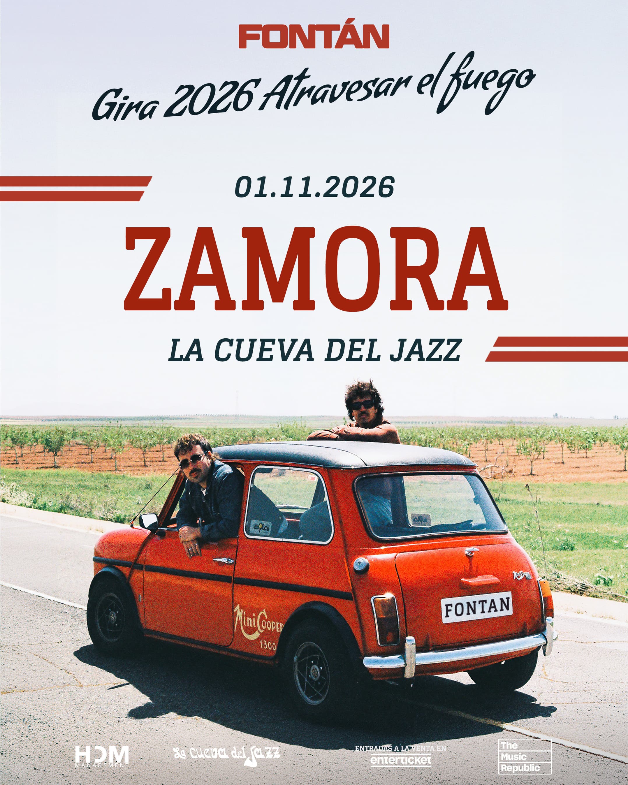 Cartel — Fontán en La Cueva del Jazz en Vivo