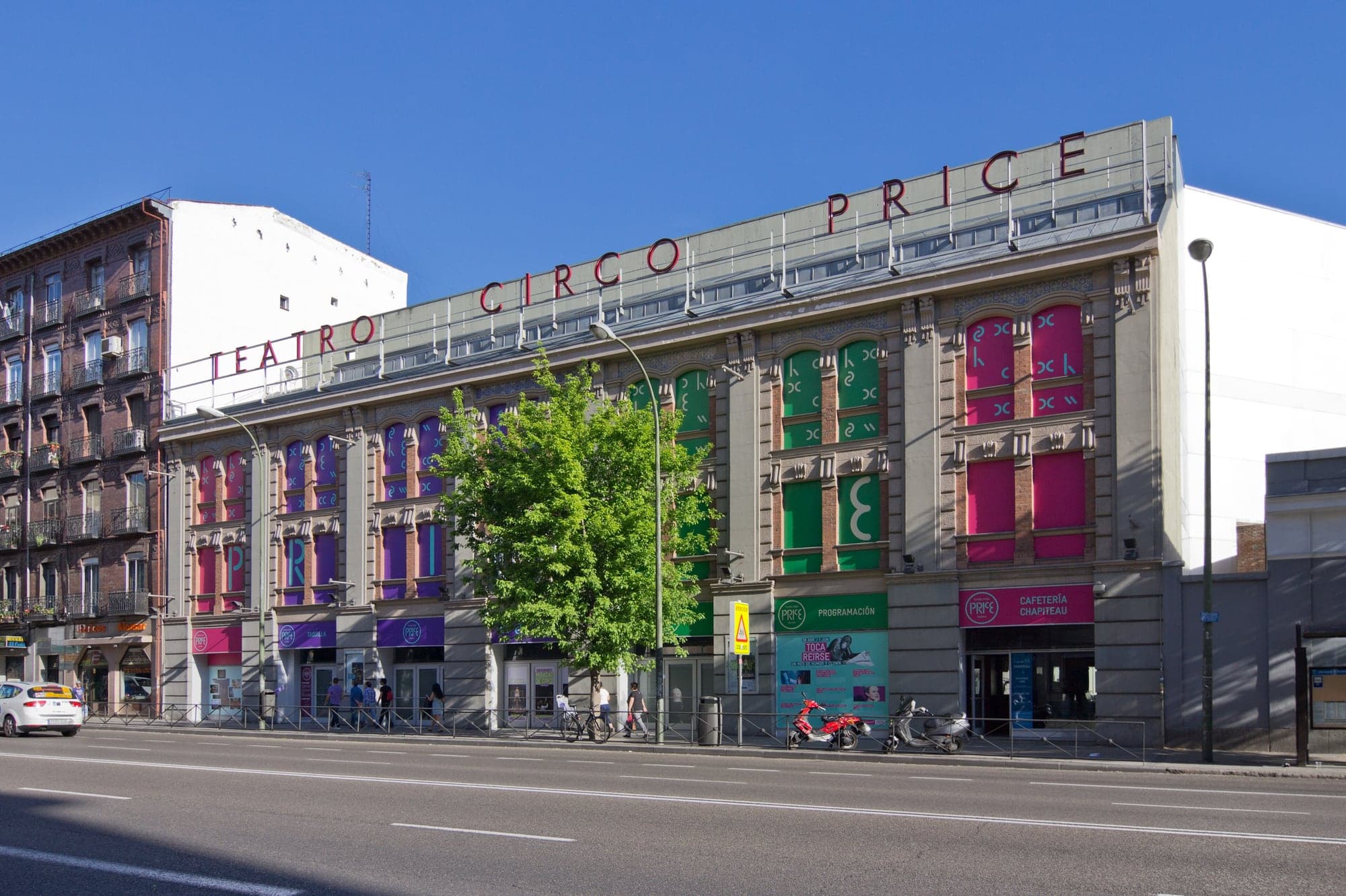 Fachada del Teatro Circo Price de Madrid
